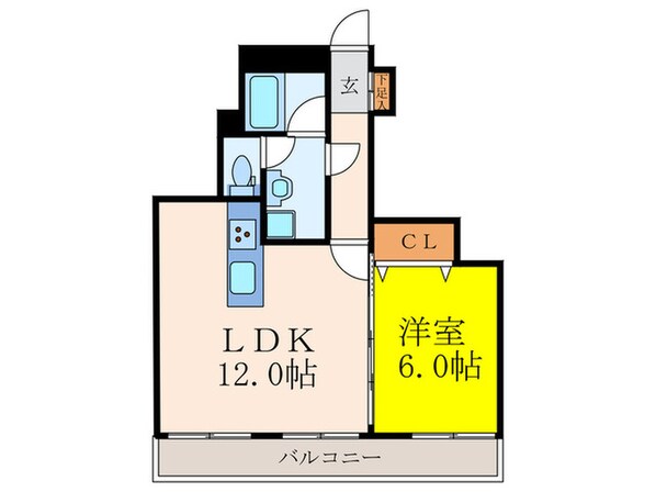 大建コーポ江坂２(605)の物件間取画像